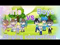 SINGING COMPETITION|Girls vs Boys|gachaverse|