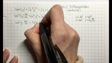 4-8 Implicit Differentiation (part 2)