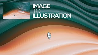 Illustrator Tutorials | Boat and Beach Illustration, Image to Illustration, Designer Routine Work screenshot 5