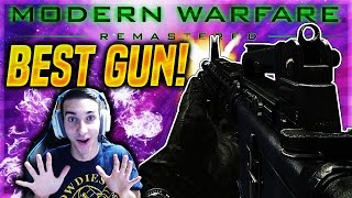 BEST GUN! OVERPOWERED M16 in Modern Warfare Remastered - COD MWR Best M16 Class Setup! OP M16!