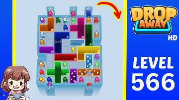 Drop Away Level 566 Solution Walkthrough