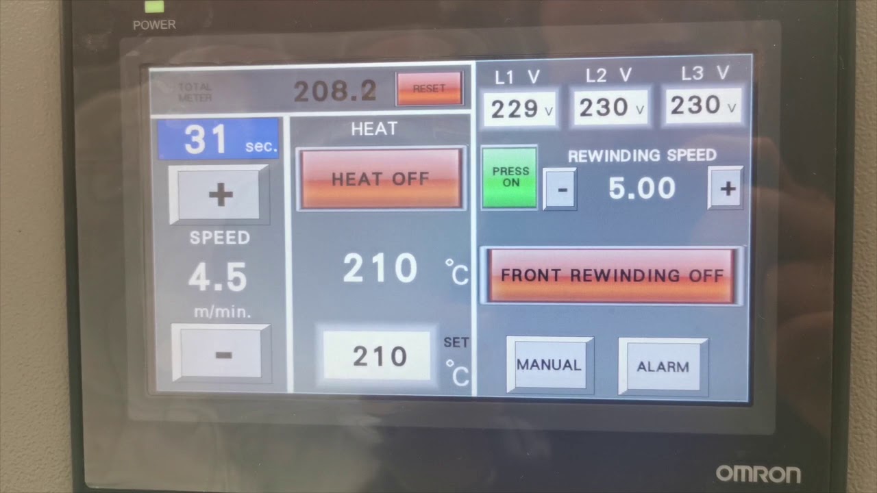 800/3400 CONTINUOUS SYSTEM SUBLIMATION CALANDER