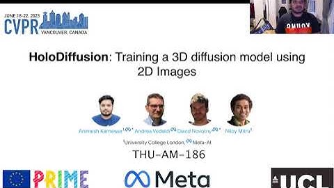 HoloDiffusion: Training a 3D diffusion model using 2D Images