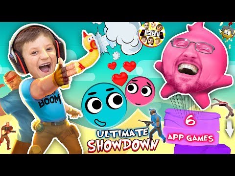 LOVE BALLS Challenge! FGTEEV MOBILE GAMES SHOWDOWN! Dad vs Son Gameplay/Skit