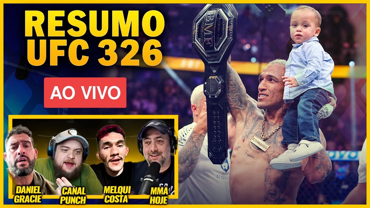 RESUMO UFC 326: MAX HOLLOWAY VS. CHARLES OLIVERIA | CHARLES CAMPEÃO!