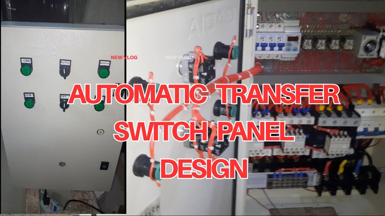Four-Source Automatic Transfer Switch (ATS) Panel Design | ATS panel | Automatic change over switch