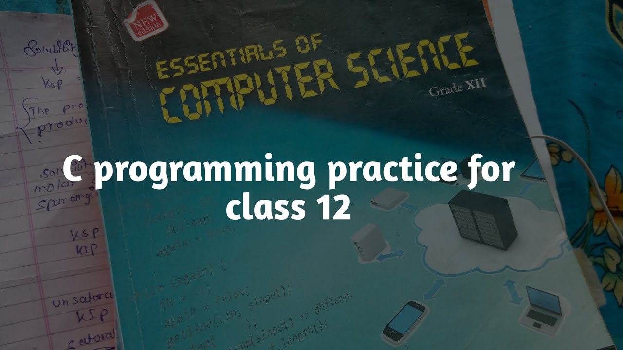 class 12 board exam computer c programming language - YouTube