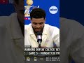 Jayson Tatum: ''We don't do this S*** on purpose!'' 🤣 #shorts