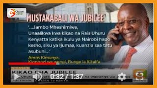 Rais Uhuru Kenyatta aitisha mkutano na wabunge wa Jubilee