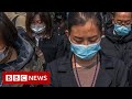 Coronavirus china stops for three minutes to remember the dead  bbc news