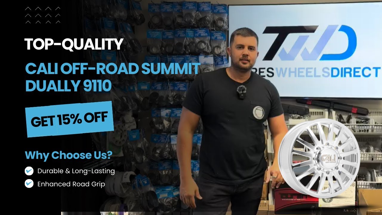 Диски Cali Off Road Summit Dually 9110 | Полированные фрезерованные | Прямые поставки шин и дисков