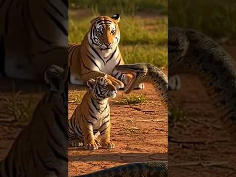 “아나콘다가 새끼를 삼키자… 어미 호랑이 ‘폭주’했다 😱🐯”#호랑이#동물쇼츠#모성본능#어미의힘#쇼츠추천#motherlove#tiger#anaconda#wildlife #shorts