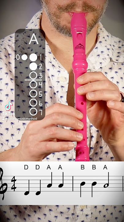 Recorder Song - Twinkle Twinkle Little Star #recorder #tutorial