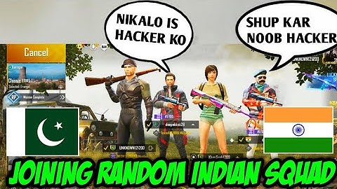 JOINING RANDOM SQUAD OF PAK AND INDIA||PART 18||SEASON 12||PUBG MOBILE||HASEEB OP