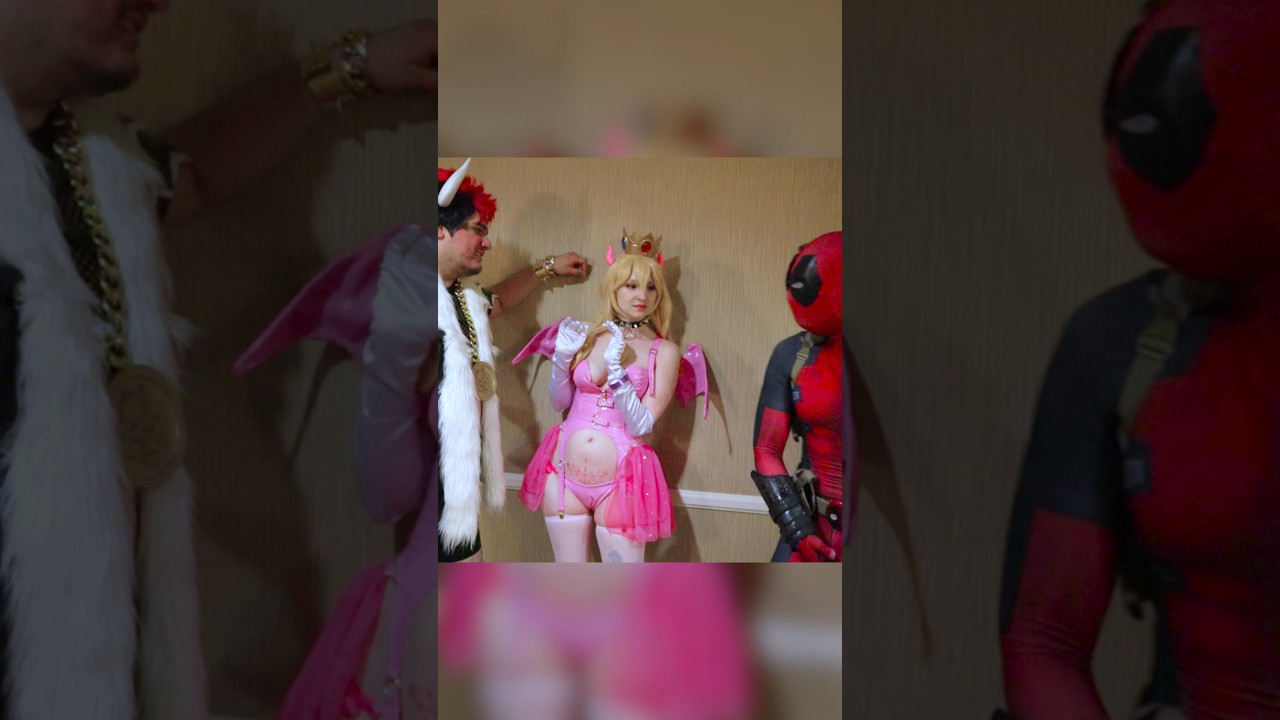 SO LONG GAY BOWSER! 🍄 #deadpool #princesspeach #cosplay