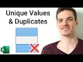 How to Filter for Unique Values & Remove Duplicates in Microsoft Excel