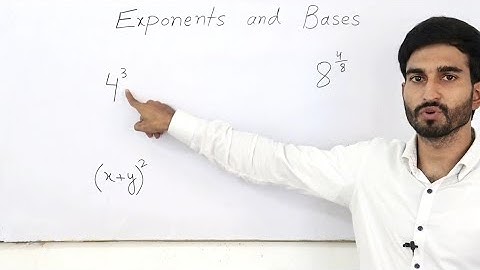 Exponents and Bases| What is Exponent?| What is base?| What is power?| Mathuse| Hindi/Urdu