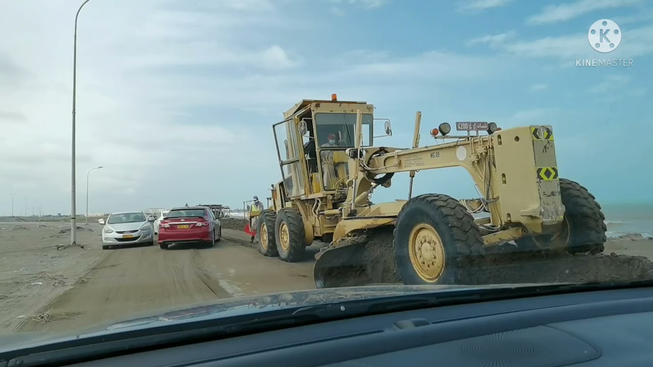 Cyclone Shaheen afthermath in Wilayat Al Musannah, Oman