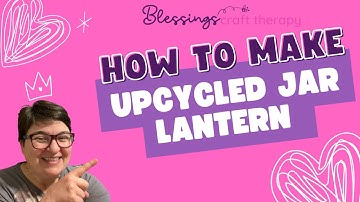 Diy upcycled jar solar lantern