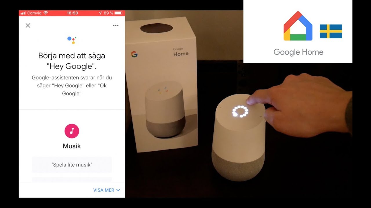 Komma Igång Med Google Home