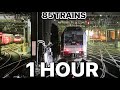 Ny penn station northeast corridor trains 2023  1 hour compilation 4k