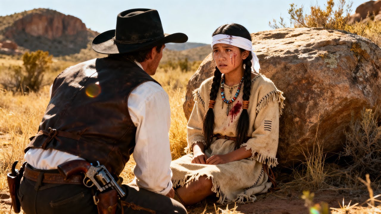 «Только сделай это быстро», — сказала она. Ковбой увидел её раны и пообещал: «Они заплатят за это».