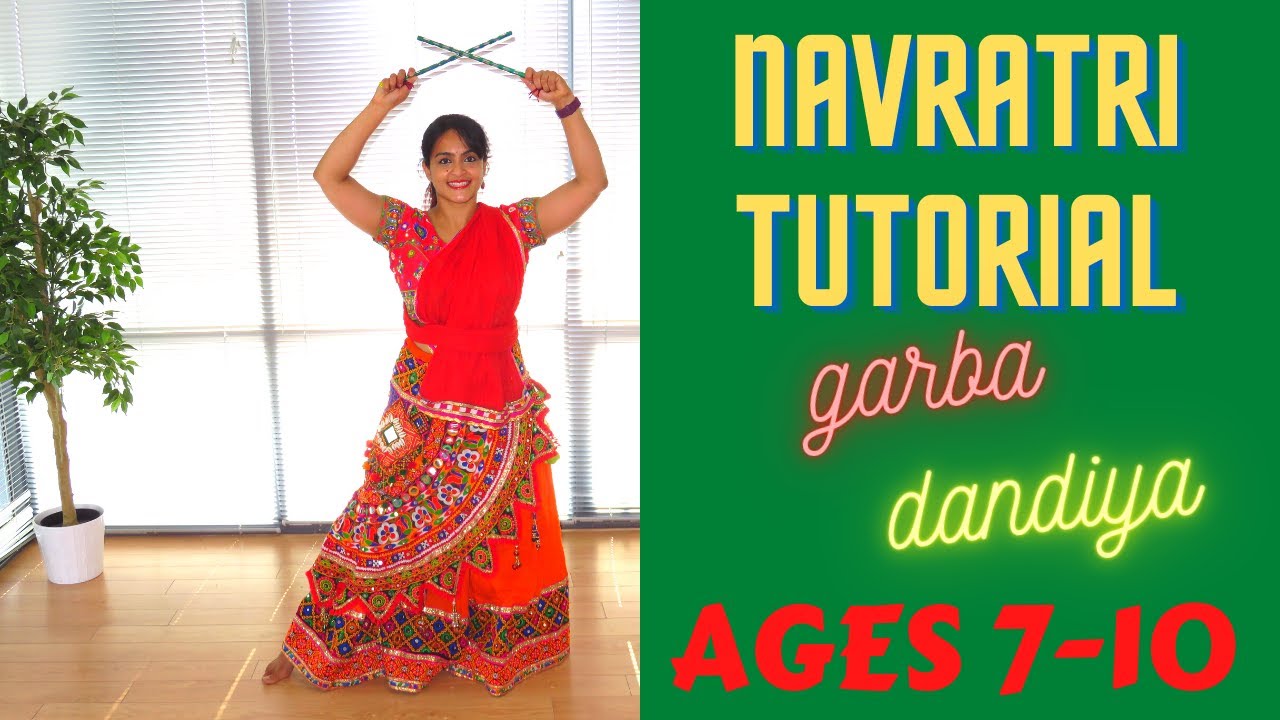 Age 3-6 | Navratri Tutorial by Ms Priya | Garba & Dandiya | - YouTube