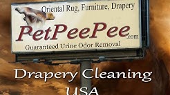 Drapery Cleaning Nationwide Service by PetPeePee 