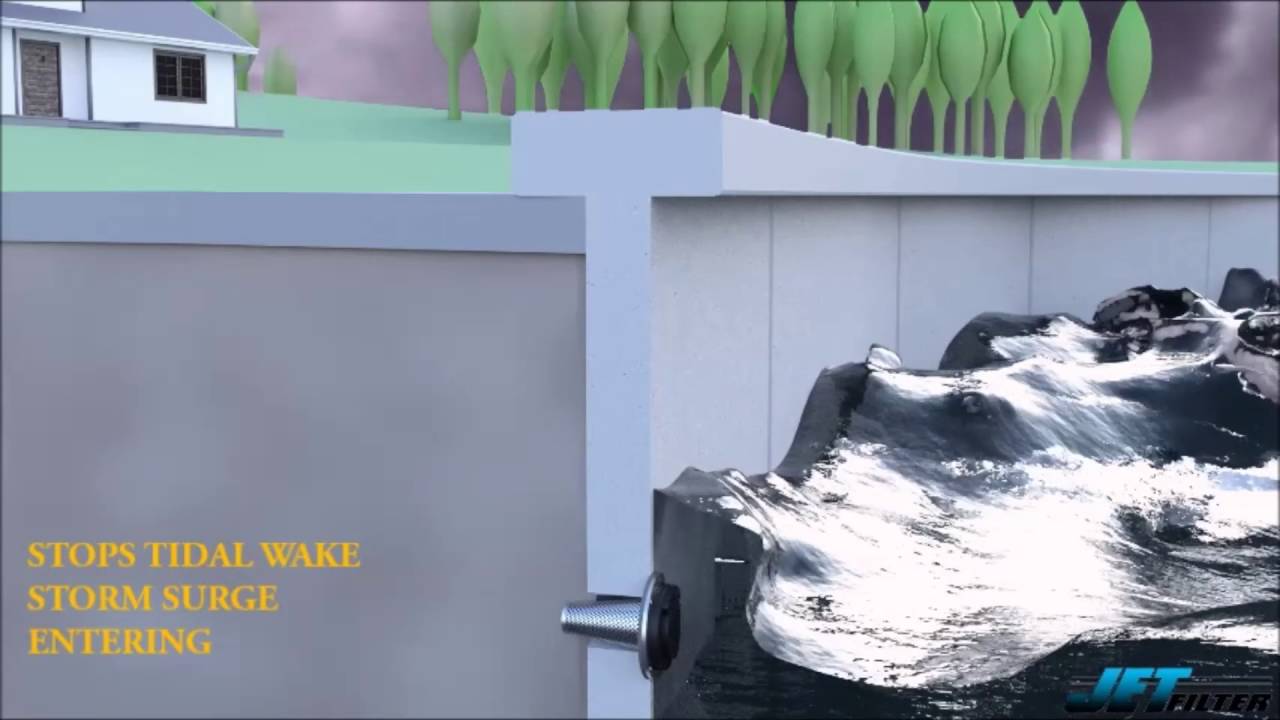 Seawall Backflow Preventer Check Valve Weephole Component