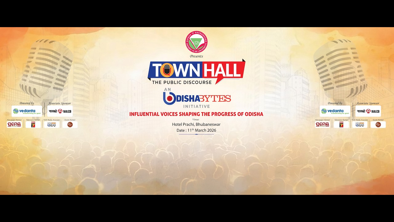 TownHall - The Public Discourse | 1st Edition | Odisha Bytes Initiative | LIVE