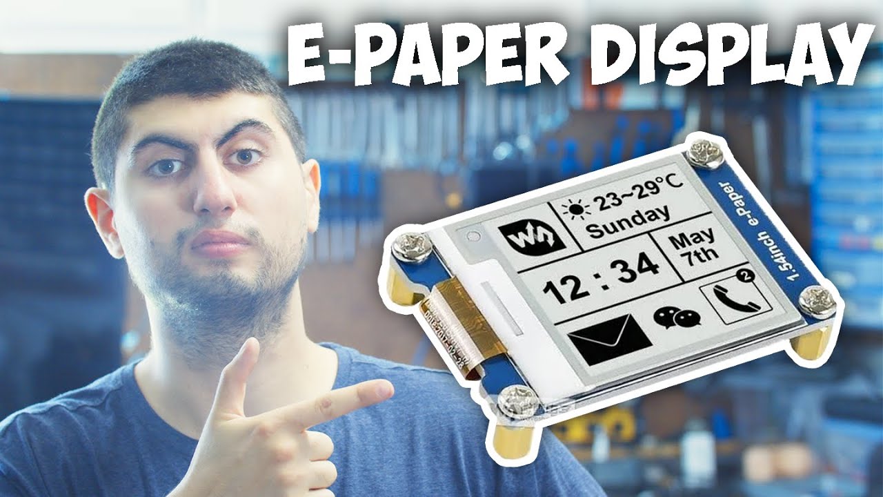 DIY E-paper Display with ARDUINO: Setup and Programming, e-ink display