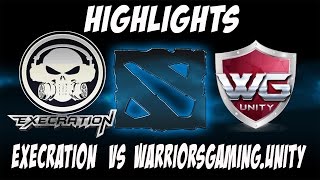 Execration vs WarriorsGaming Unity Game 1 SEA Kappa Invitationals