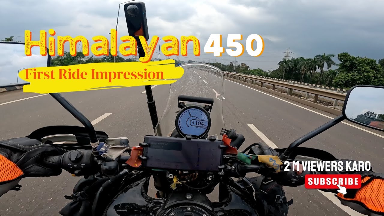 Royal Enfield Himalayan 450 KILLS the Highway VIBES 🤯 First Impression! REALLY a Tourer now)