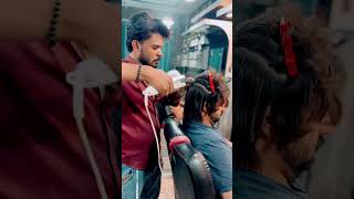 Iron pressing ✌️hair tretment