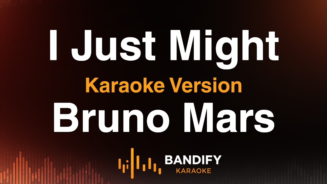I Just Might - Bruno Mars | Karaoke (Original Key) | Full Band