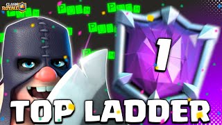 #1 7K4 w/ 1% hog and 99% rocket?! - Clash Royale