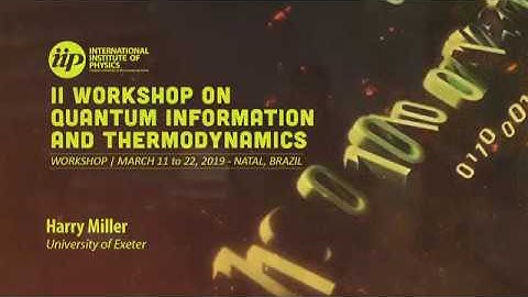 Skew information, fluctuations and dissipation in quantum thermodynamics - Harry Miller