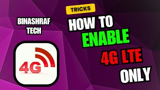 How Enable 4G Lte Only 2025 Surf 4G Lte Kaise Activate Kare 2025