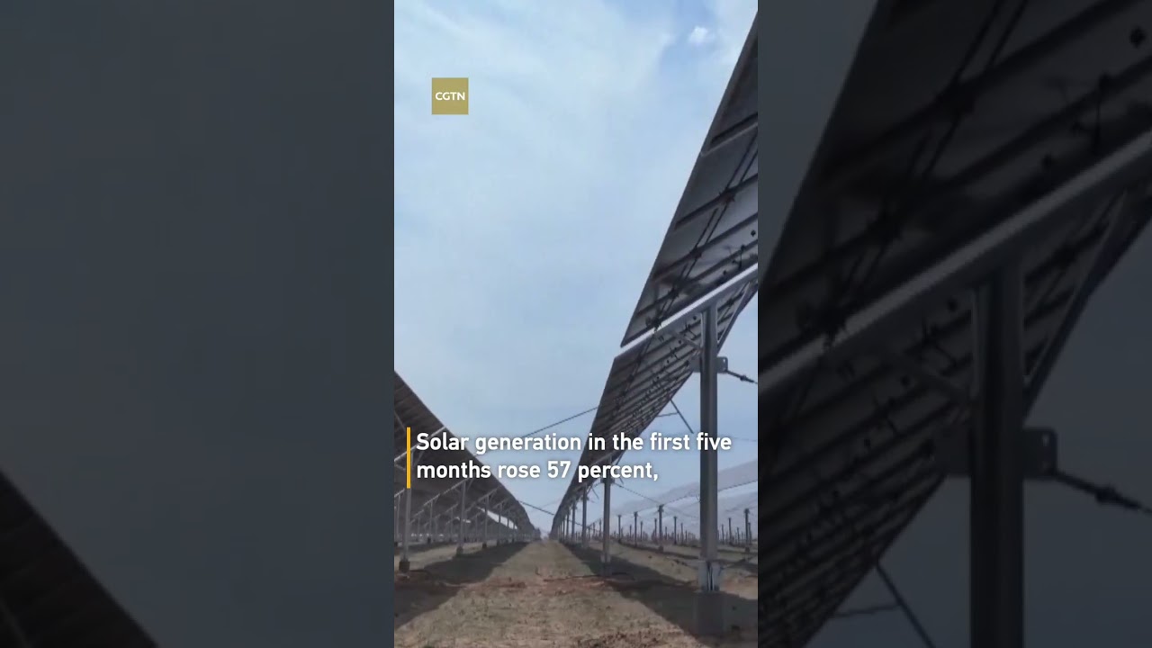 China's solar energy installed capacity surpasses 1 billion kilowatts #solarenergy #newenergy
