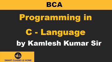 Programming in C Language by Kamlesh Kumar Sir I Guru Kpo