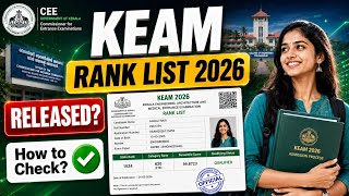 keam rank list 2026 | keam enginnering rank card 2026