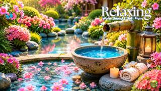 Relaxing Music + Bamboo Water Sounds 🌿 Deep Sleep Music for Anxiety Relief & Stress Reduction