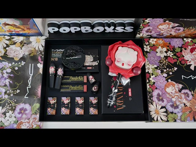 Unboxing MAC × SKULLPANDA Qixi Limited Gift Set.#unboxing #popmart