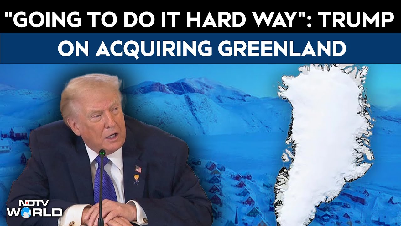Trump On Greenland | "Going To Do It Hard Way": Trump On Acquiring ...