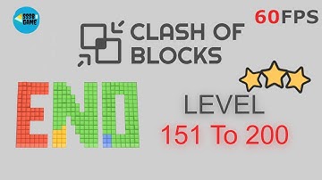 Clash of Blocks: Level 151 To 200 - 3 Stars , iOS/Android Walkthrough
