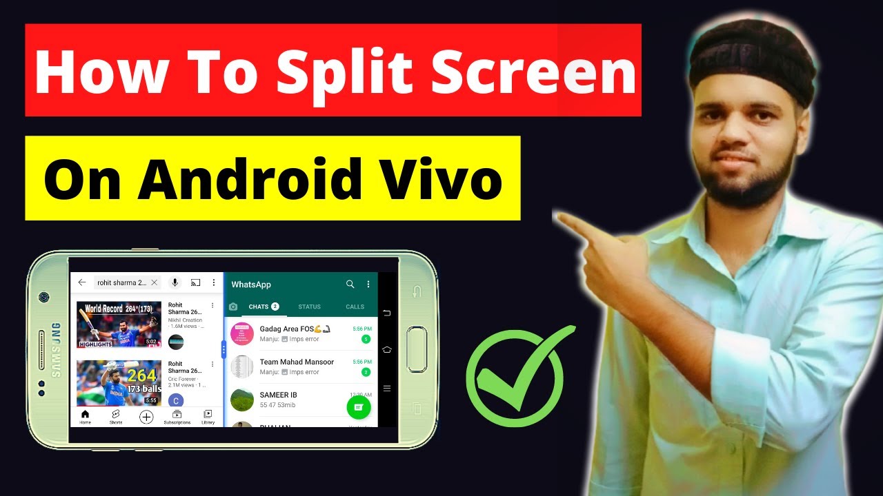 How To SPLIT SCREEN On Android Vivo | Vivo SPLIT SCREEN Any App | Vivo ...