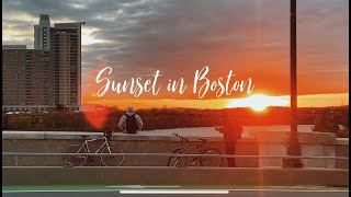 Sunset Time in Boston
