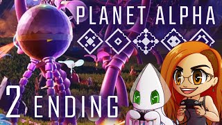 Planet Alpha - BOTH ENDINGS & THE TRUE ENDING! ~Part 2/All Artifacts~ (Indie Adventure Game)