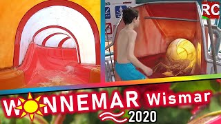 ALLE RUTSCHEN im WONNEMAR Wismar, all slides | ONRIDES 2020 (Impressionen: alle Attraktionen)  GoPro