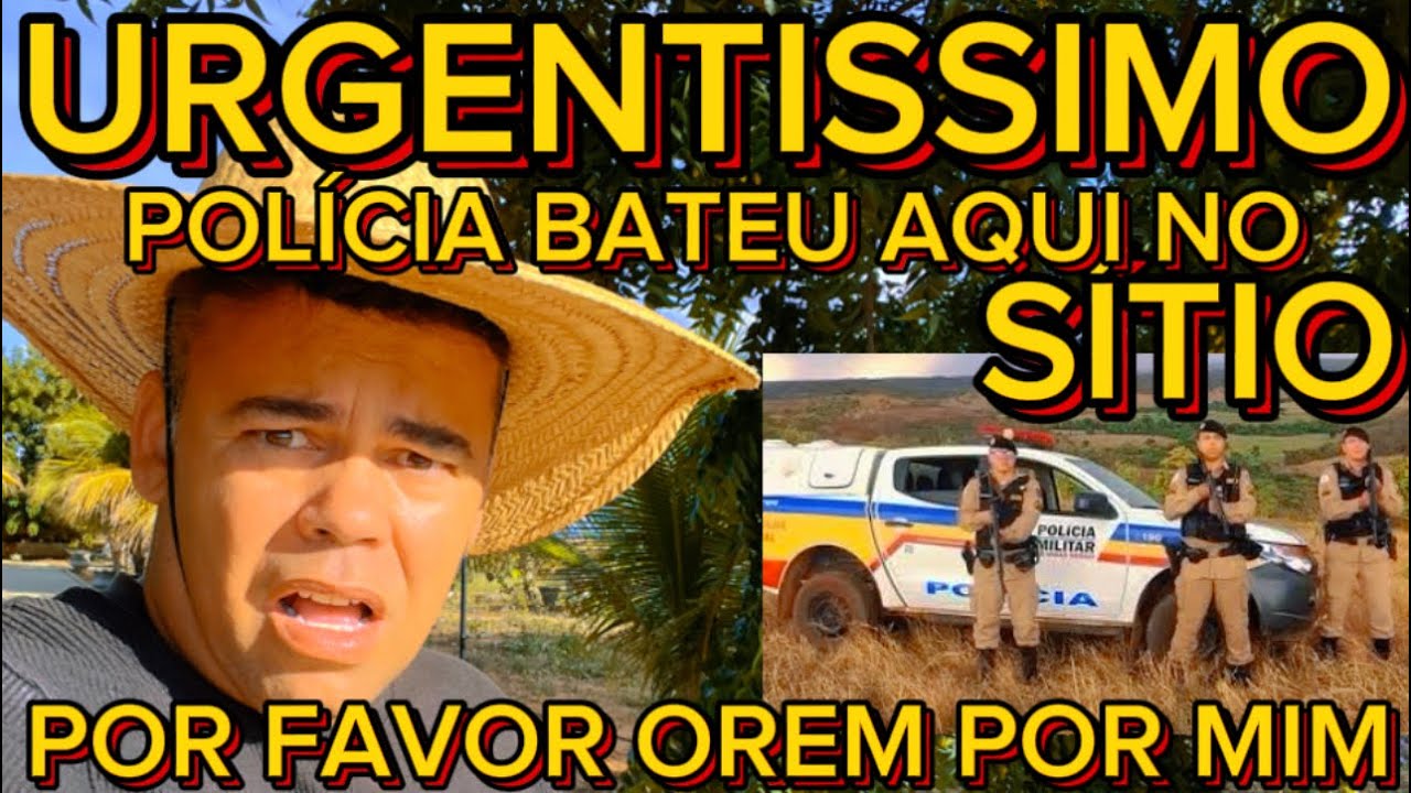 CORRERIA AQUI NO SITIO POLÍCIA BATEU NA PROPRIEDADE INFELIZMENTE ESTOU EM APUROS E PROCESSADO